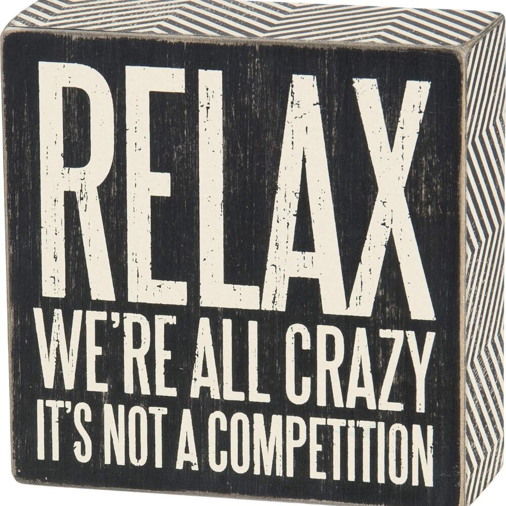 New Box Sign from Primitives by Kathy